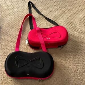 Nfinity Cheer Shoe Bag carrying case athletic shoes travel bag Black Pink Red 10